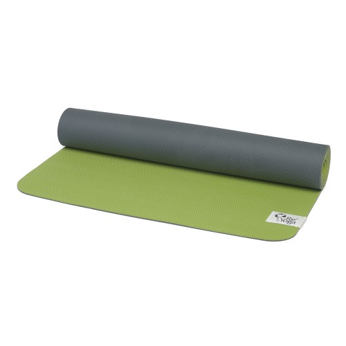 free LIGHT 3 mm - Start Level Yogamatte
 Farbe-Grasgrün/Eisengrau